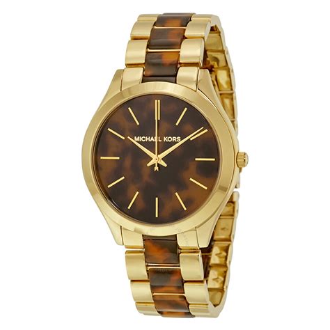 michael kors watches ladies tortoise &|mk4284 women's watch.